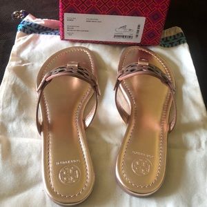 Tory Burch Leather Miller Sandals